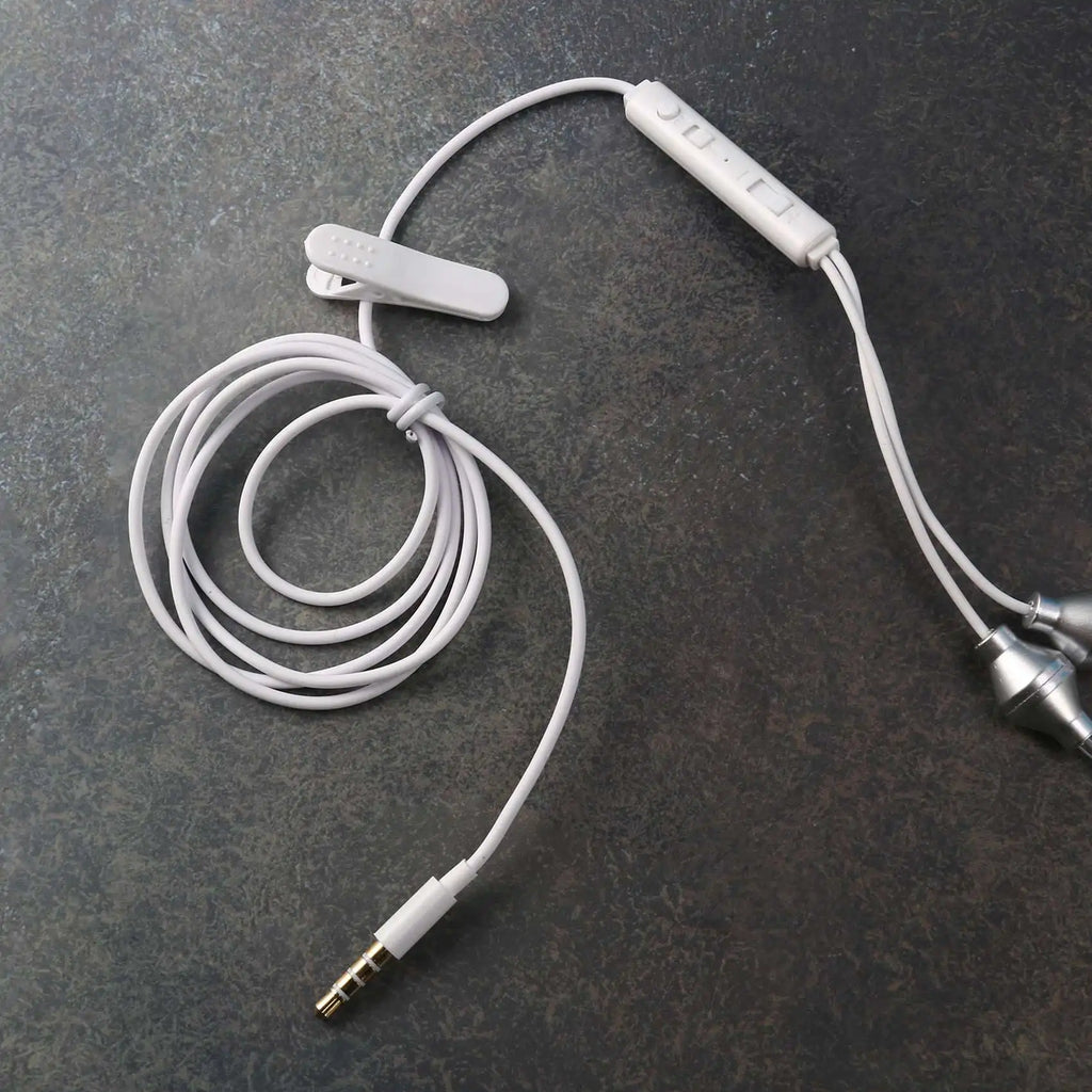 Anti Radiation Binaural Earphones Stereo Headphones with Microphone Universal 3.5mm Noise Cancelling Air Tube Acoustic Earbuds Oasis Select