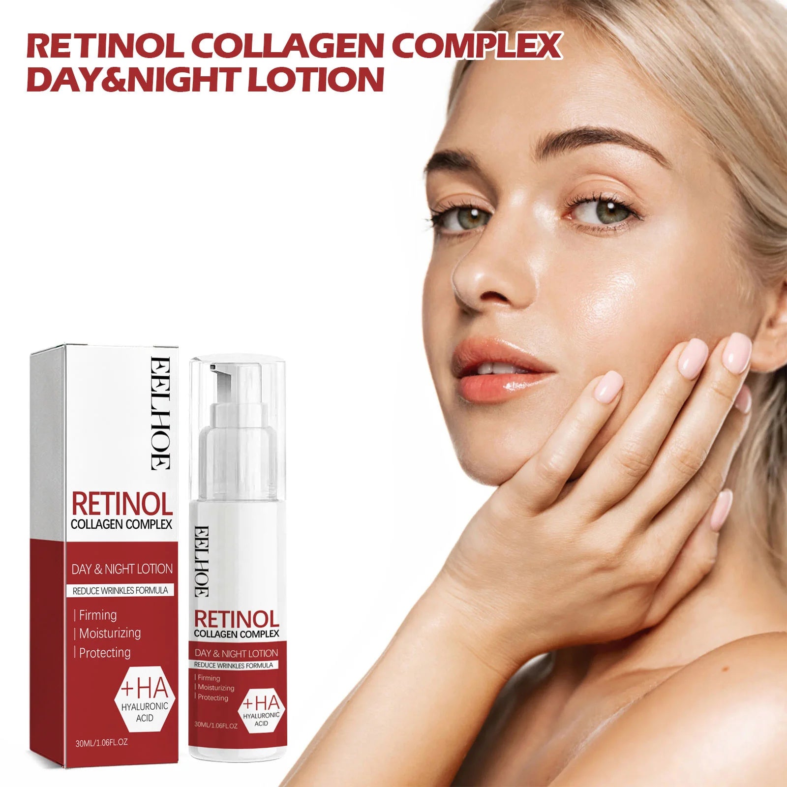 Eelhoe Retinol Lotion – Anti-Aging, Firming & Hydrating Retinol Face Lotion Oasis Select