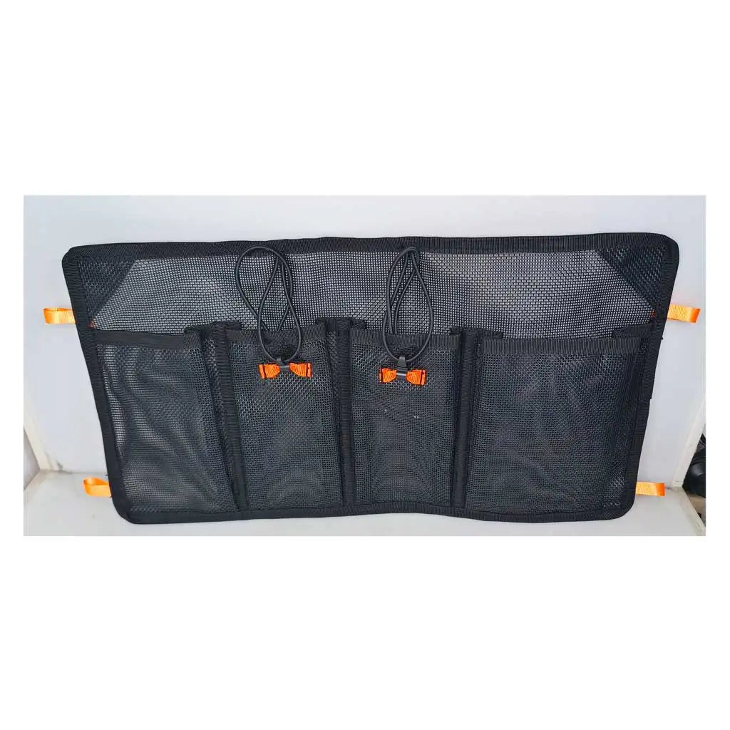 Kayak Anti UV Mesh Storage Bag Attaches to Kayak Seat Canoe Tool Organizer Bag Multi-Pocket Tackle Pouch Oasis Select