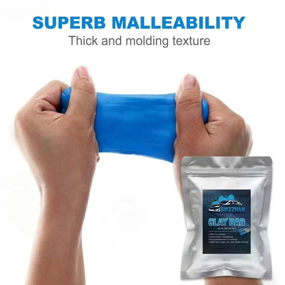 Car Wash Mitt and Magic Car Wash Clay: The perfect combination for cleaning surface dust and removing stubborn stains with ease. Oasis Select