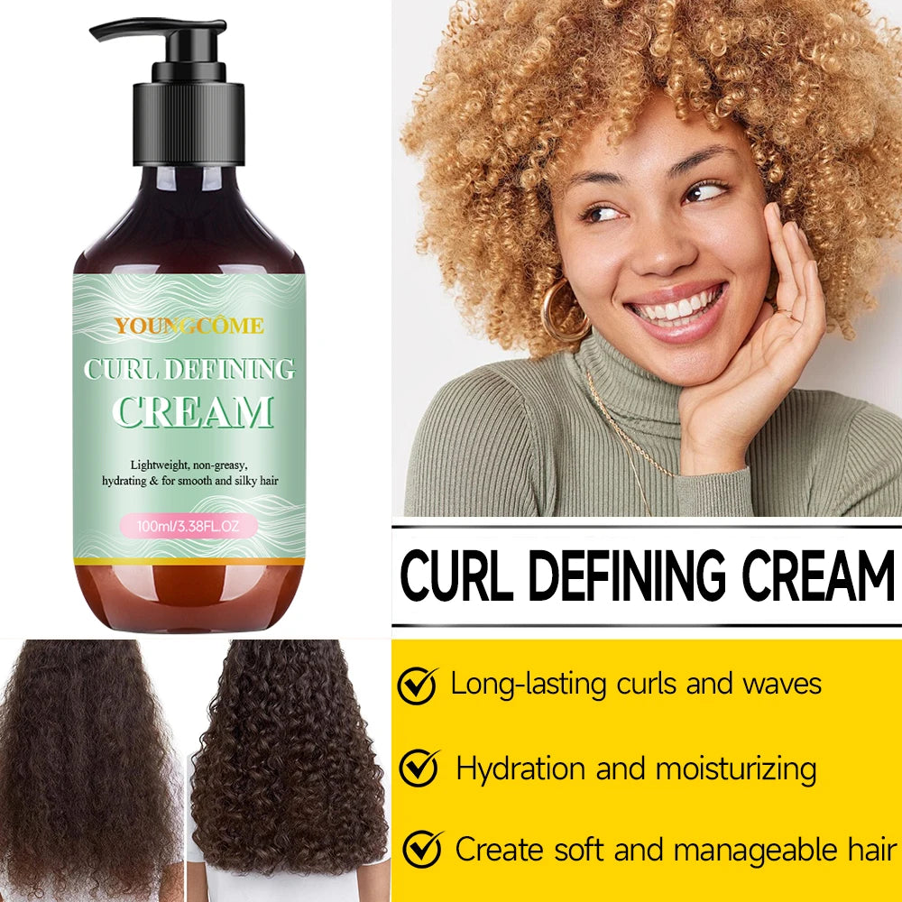 Curl Defining Cream – Anti-Frizz Moisture Lotion | 100ml