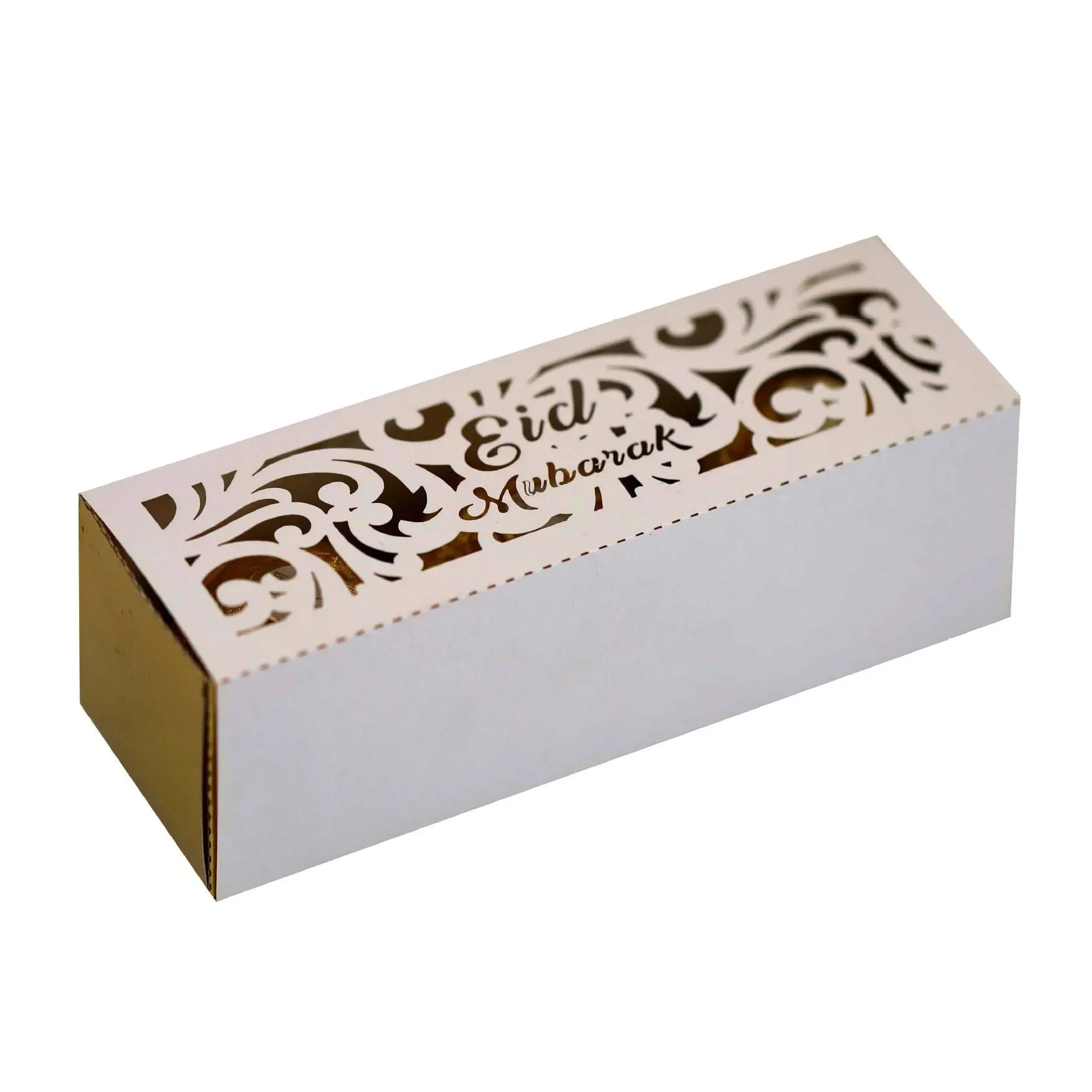 10Pcs EID Mubarak Candy Box Ramadan Kareem Candy Cookie Packing Box Muslim Islamic Festival Party Decoration Supplies Oasis Select Ivory 10pcs 12x4x4cm