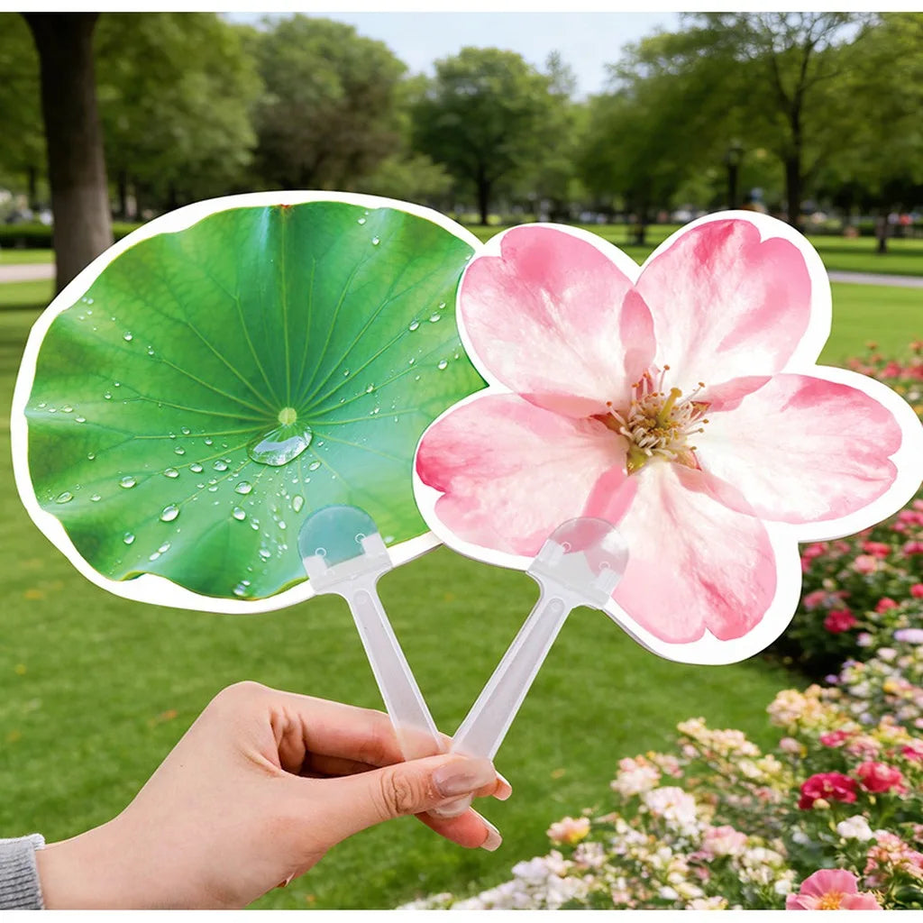Double Sided Printed Fan Lightweight Pp Plastic Fan Summer Cooling Fan Modern For Graduation Gift Outdoor Travel Promotional Oasis Select