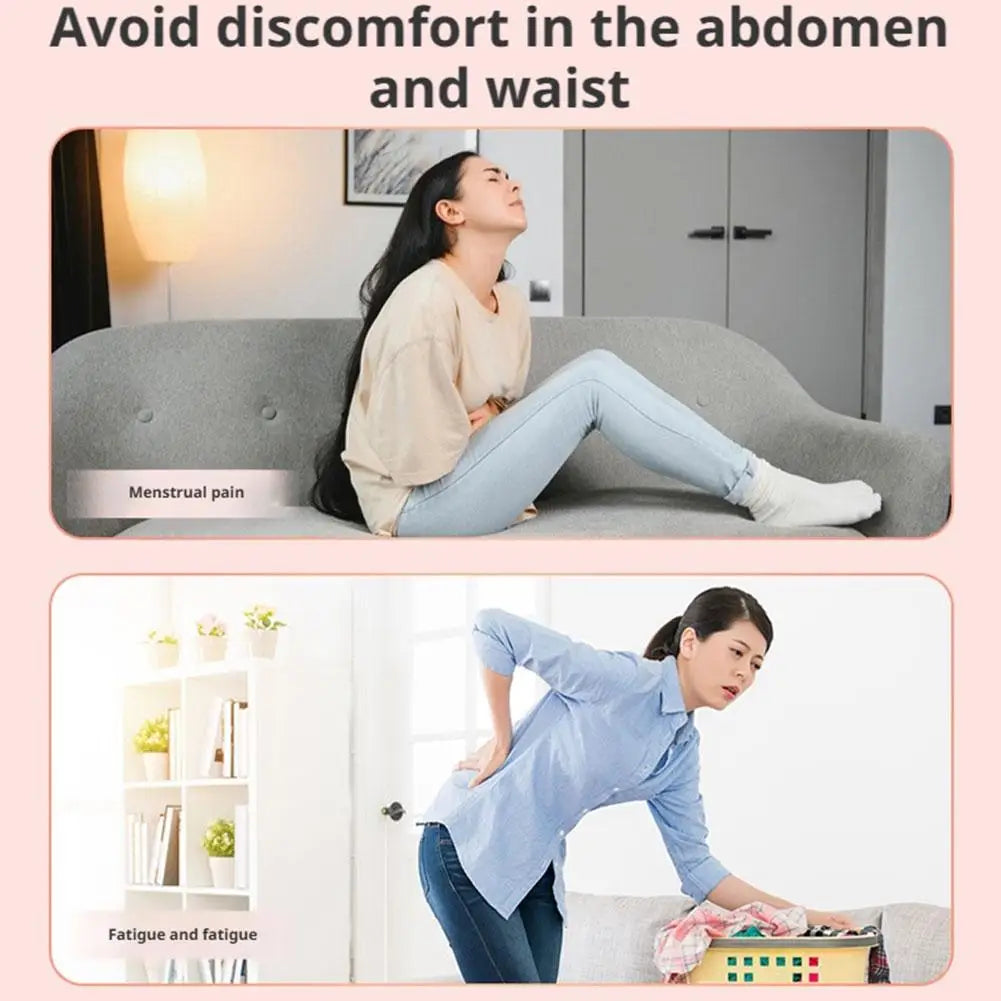 Electric Abdominal Massager Warming Palace Belt For Women's Menstrual with Adjustable Temperature Belt For Warming the Uterus Oasis Select