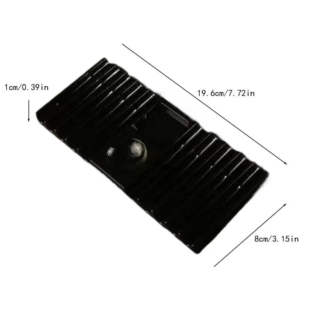 Brush Holder For Nail Multi-purpose Double Form Holder 10-Compartment With Color Palette Nails Art Tools Holder Storage Rack Oasis Select Black