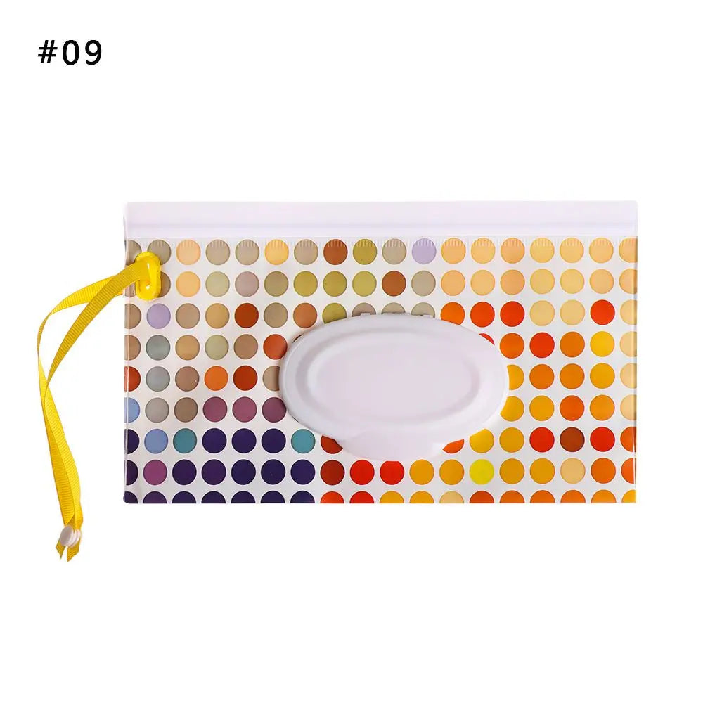 1pc Useful Outdoor Flip Cover Carrying Case Portable Baby Product Stroller Accessories Wet Wipes Bag Tissue Box Cosmetic Pouch Oasis Select 9