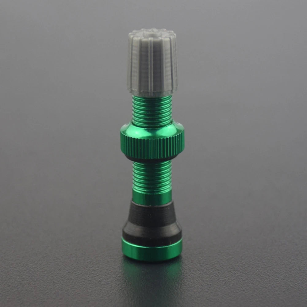 For-Schrader Valve Tubeless Valve Bike Tubeless Valve Black/ Red/ Blue/ Green Cycling Accessories For-Schrader Valves Oasis Select Green