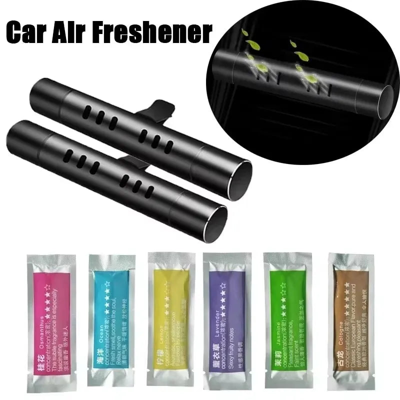 4/5/8pcs Air Freshener Smell Car Vent Perfume Flavoring Auto Interior Car Perfumes Styling Remove Odors Aroma Car Accessories Oasis Select