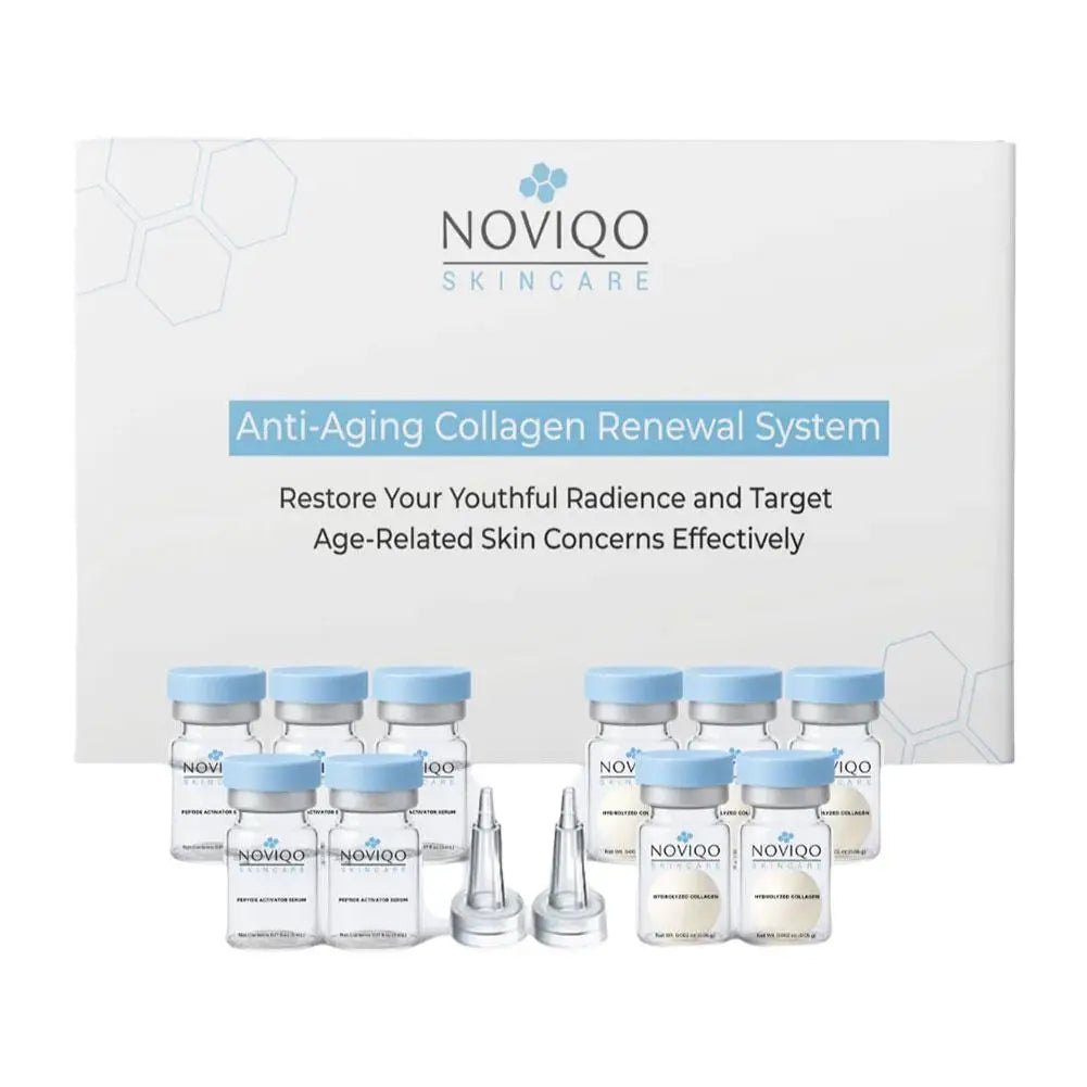 NOVIQO Anti-Aging Collagen Renewal System - Nano Silk Collagen Serum Firming Anti-wrinkle Deep nourishment and repair Oasis Select A