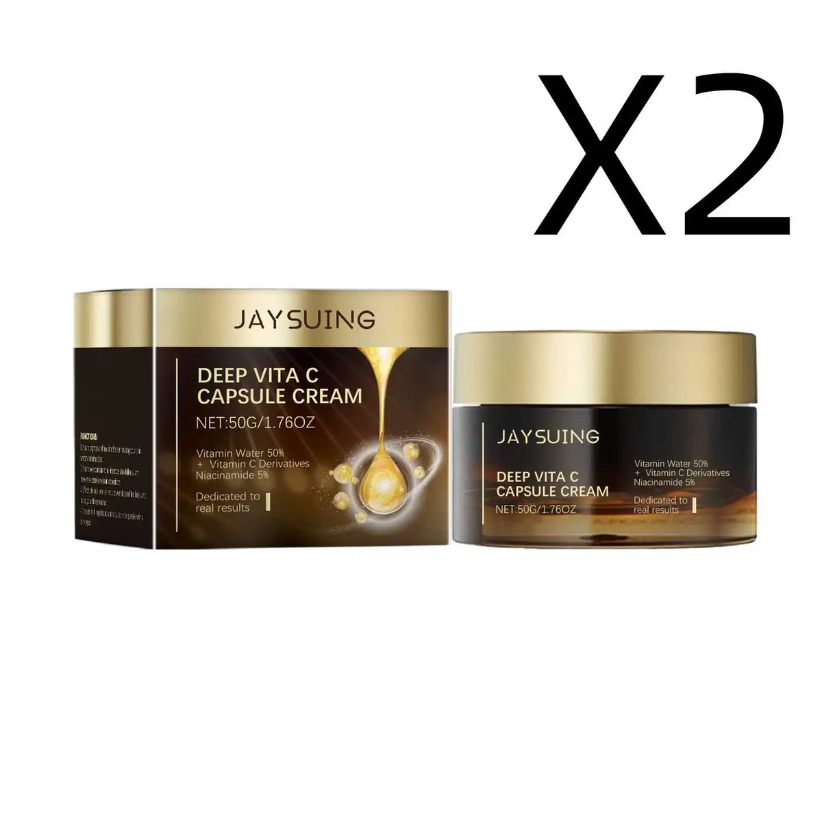 Jaysuing Vitamin C Face Cream – Brighten & Firm Skin 50g Vitamin C Face Cream Oasis Select 2x50g Boxes