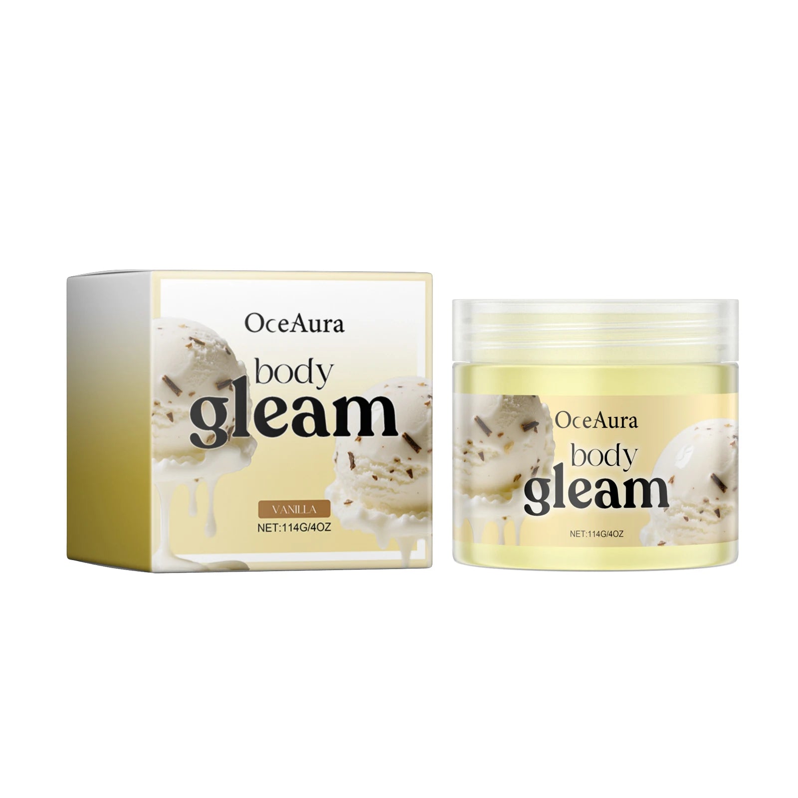 Body Butter Moisturizing Cream Nourishing Dry Skin Improve Roughness Skin Soft Smoothing Repair Barrier Vanilla Body Lotion 114g Oasis Select Vanilla