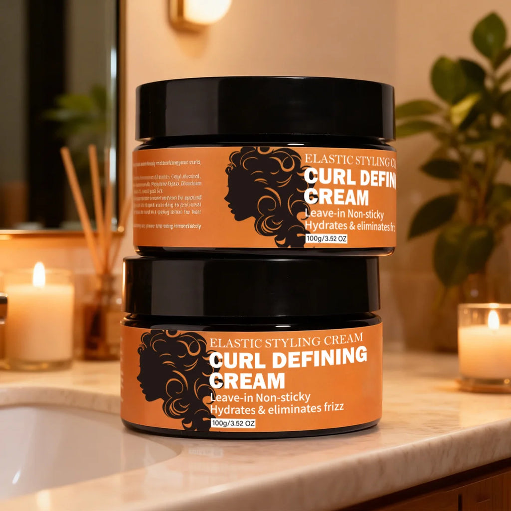 Hair Curly Cream Curly Hair Enhancer Moisturizing Frizz Hair Styling Wavy Wigs Enhance Smooth Nourishing Curl Boost Oasis Select