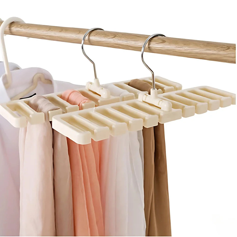 Tie Belt Hanger Wardrobe Belt Rotating Organizer Rack Multifuctional Scarf Hanger Home Closet Storage Holder Accessories Oasis Select