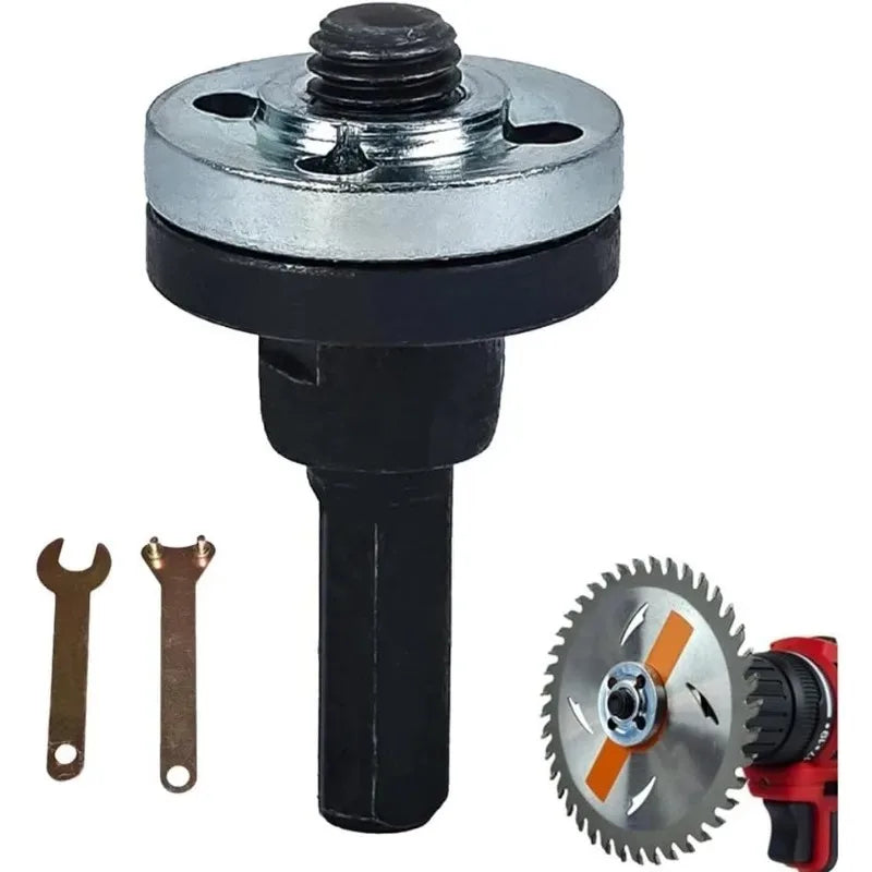 Universal Power Drill Adapter Converts To Cutter Grinder with Flange Nut and Handle Holder for Metal Woodworking Projects Oasis Select
