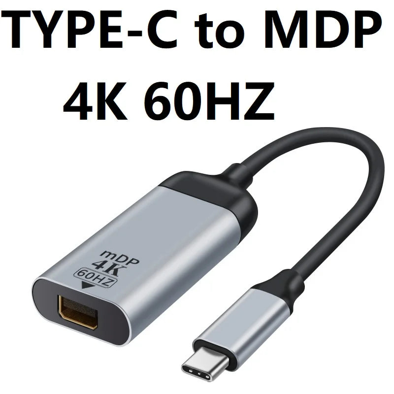USB C Type C To 4K 8K HDMI HDTV USB C to DP DisplayPort miniDP VGA RJ45 Adapter For Laptop MacBook TV Box PS5 Switch iPad Galaxy Oasis Select C to miniDP 4K60HZ C