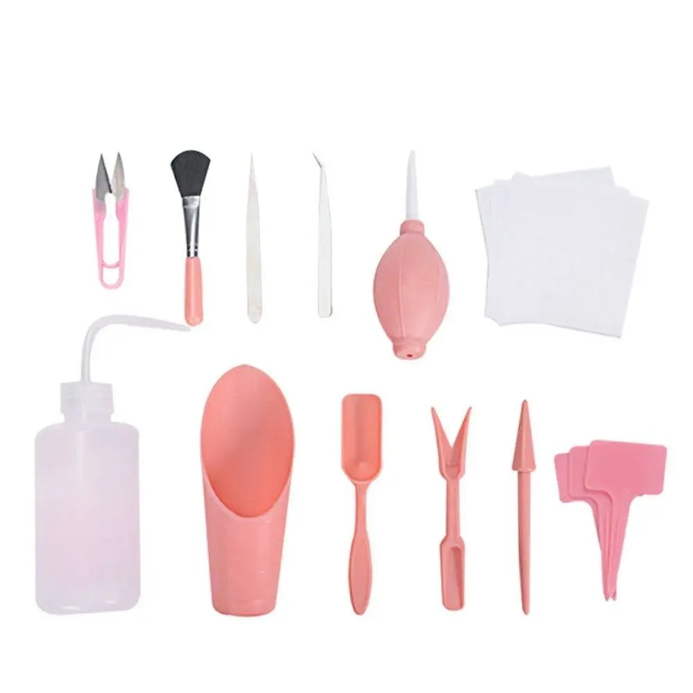 DIY Bonsai & Succulent Planting Tool Kit – 12/16 Pcs Garden Set