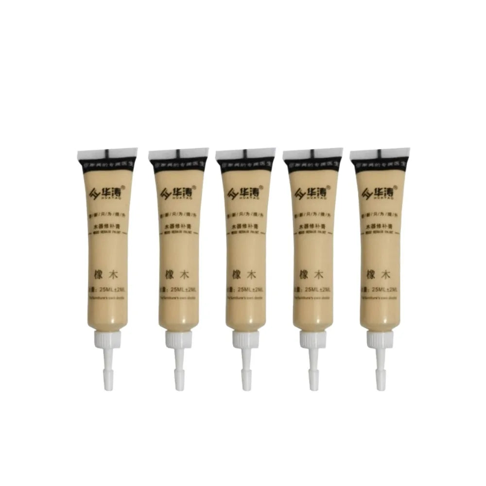 Wood Furniture Scratch Repair Cream – Touch-Up Paint Filler Furniture Repair Cream Oasis Select 5pcs-G