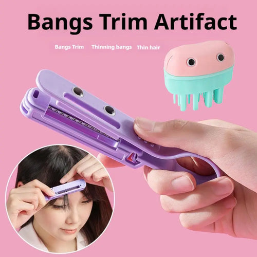 2-in-1 Bang Trimmer & Hair Cutting Comb – Portable Hair Bang Trimmer Oasis Select