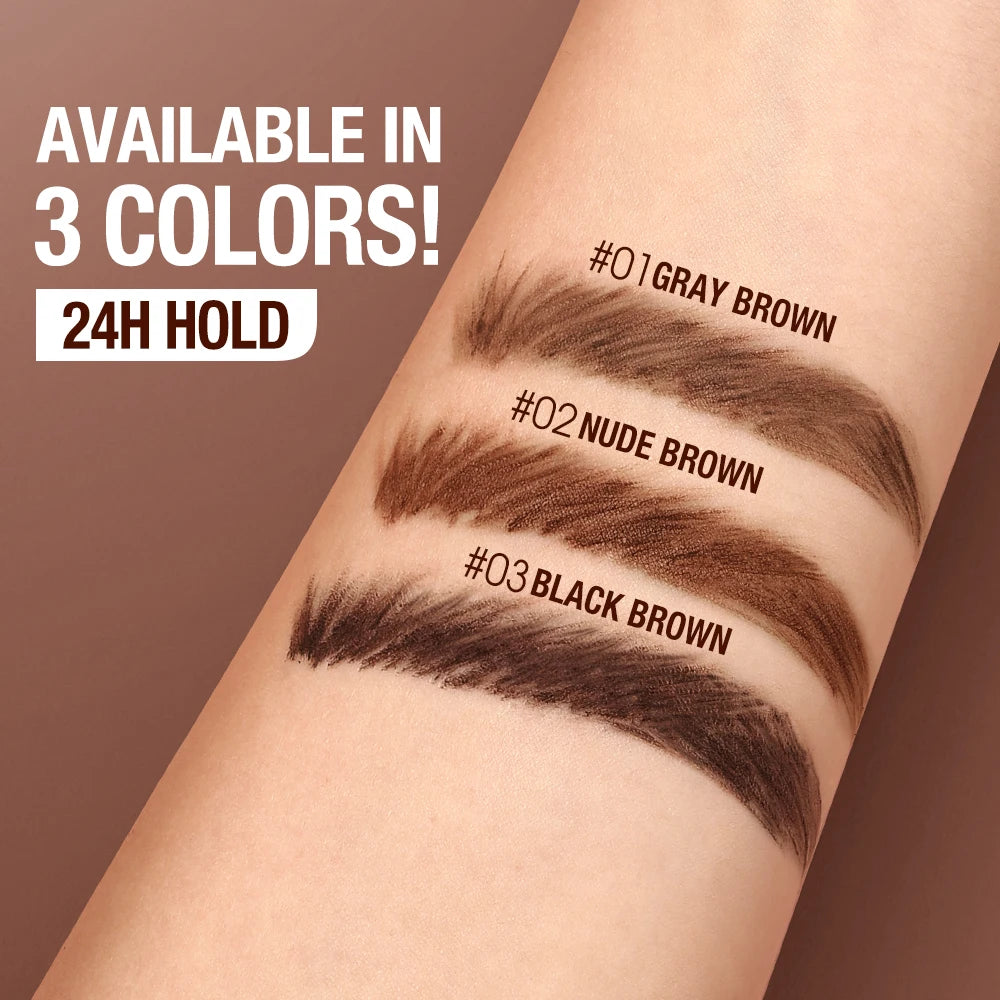 O.TWO.O 2-in-1 Eyebrow Pomade Brow Gel Wax – Waterproof