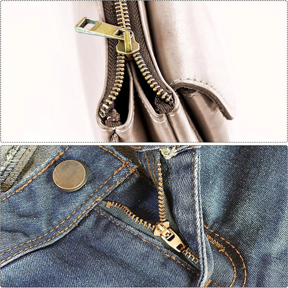 Zipper repair kit fixing box and insertion pin 3#5#8#10 for bag coat clothing opening zipper replacement Oasis Select