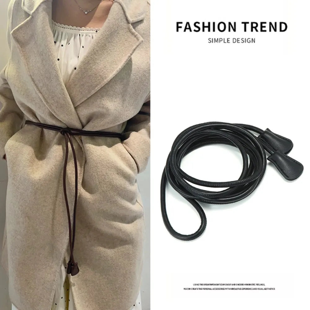 Waist Decoration Luxury Trendy Design Knotted Belt Vintage Versatile Punk Waistband Waist Tie Rope Oasis Select