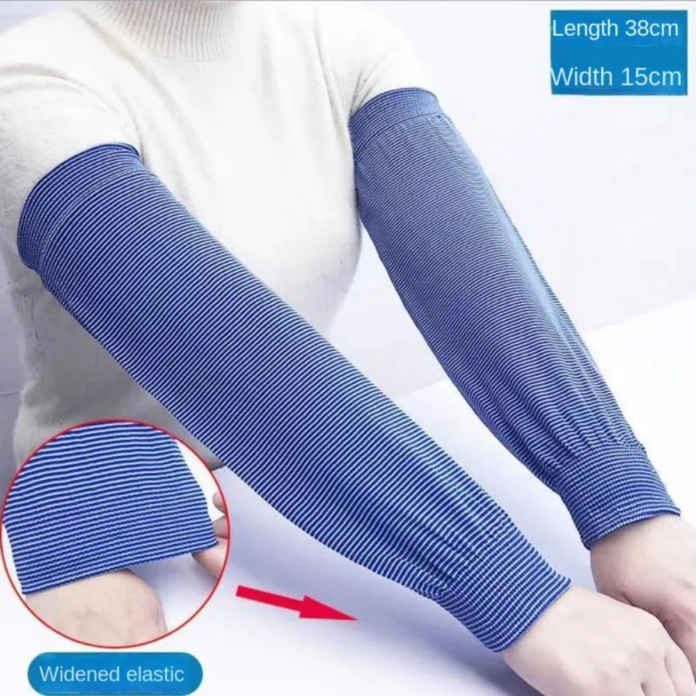 Long Gloves Arm Sleeves Summer Cooling Basketball Arm Cover Kitchen Accessories Work Sleeves Labor Protection Sleeves Men Women Oasis Select