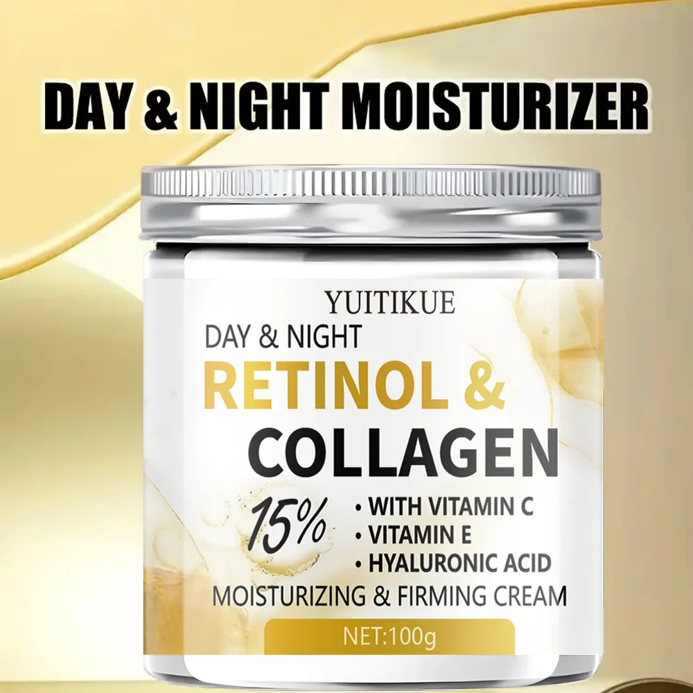DAY & NIGHT Firming Cream – Retinol, Collagen & Hyaluronic Acid