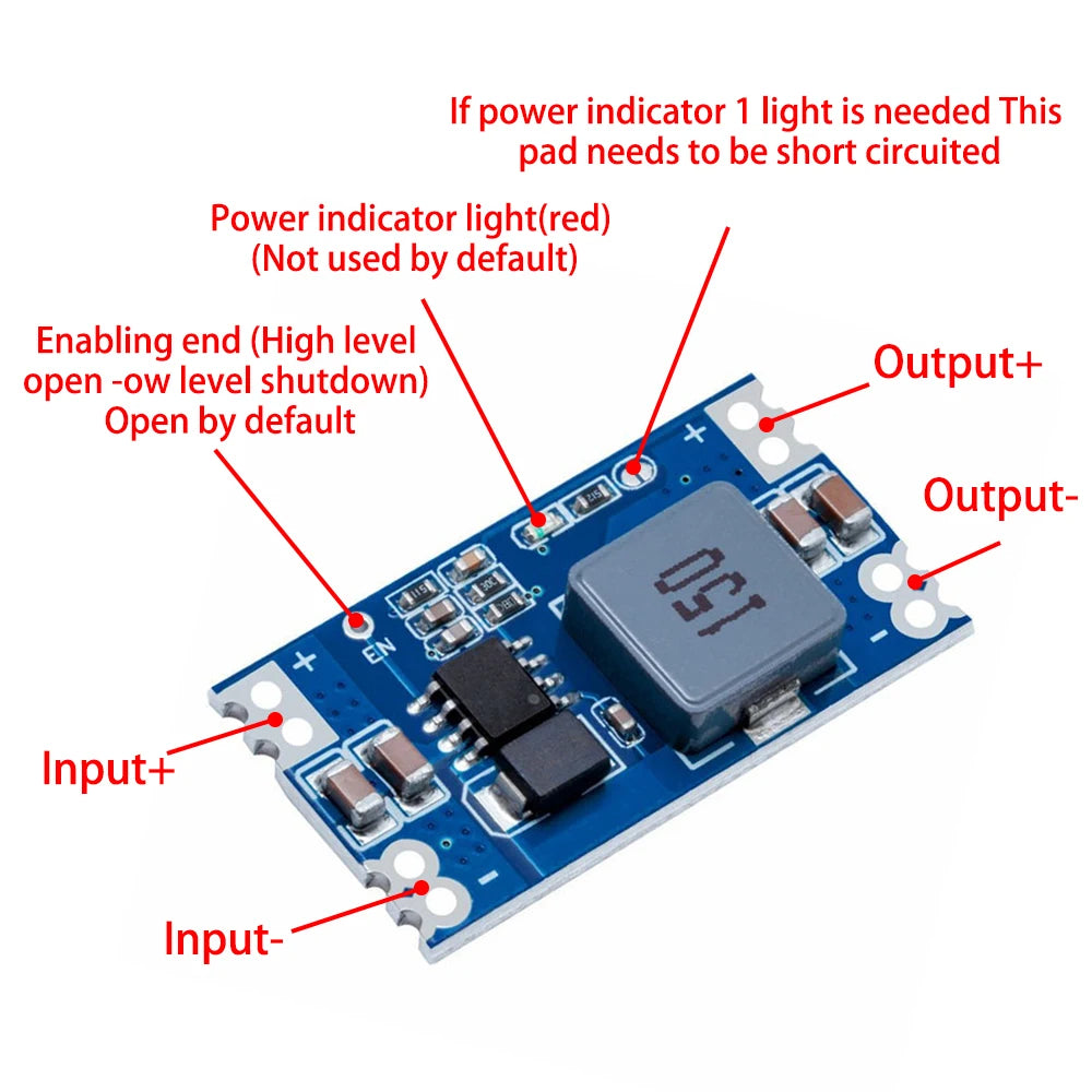 High Efficiency Output 3.3V 5V 9V 12V 5A Mini560 Step Down DC-DC Converter Voltage Regulator Buck Stabilized Power Supply Module Oasis Select