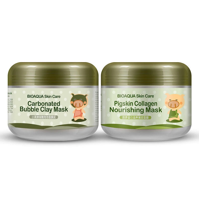 BIOAQUA Collagen Mud Face Mask – Deep Clean & Oil Control Clay Face Mask Oasis Select