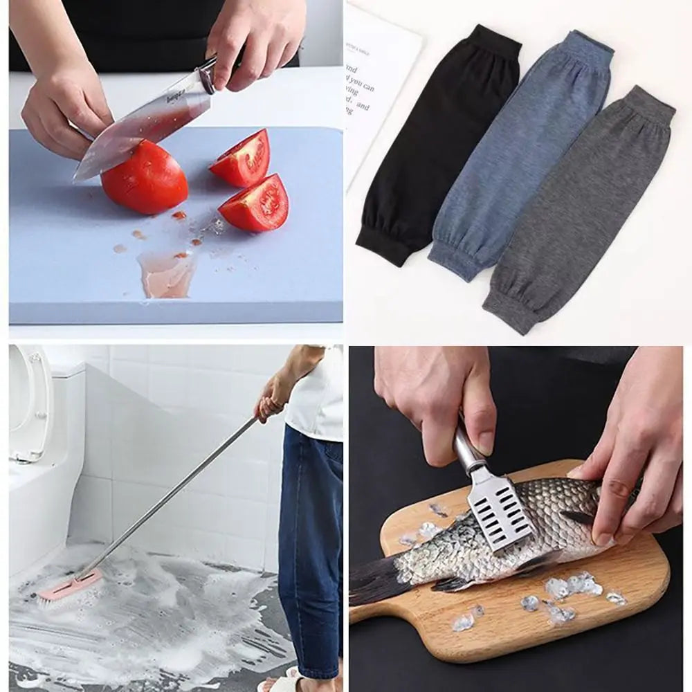 Long Gloves Arm Sleeves Summer Cooling Basketball Arm Cover Kitchen Accessories Work Sleeves Labor Protection Sleeves Men Women Oasis Select