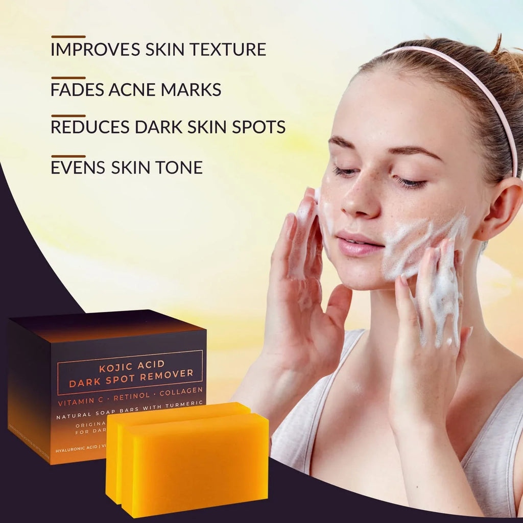 Kojic Acid Brightening Soap – Dark Spot & Deep Cleanse Bar