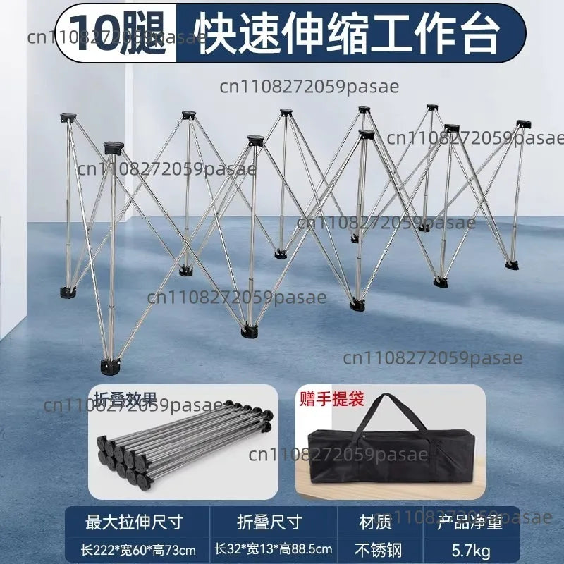 Aluminum Alloy Folding Workbench – Retractable Spider Bracket