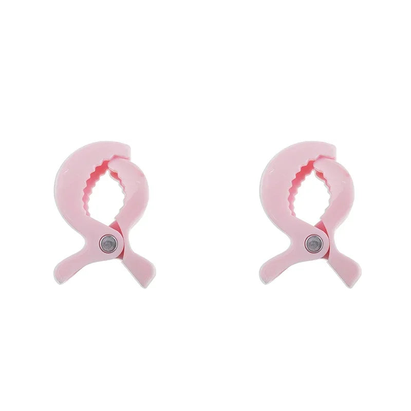 1- Baby Colorful Car Seat Accessories Plastic Pushchair Toy Clip Pram