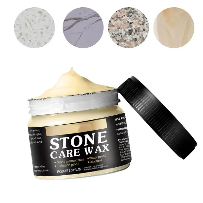 Stone Polishing Wax Instant Natural Polish Tool for Stone Waterproof Portable Polishing Wax Stone Care Products for Remove dirt Oasis Select