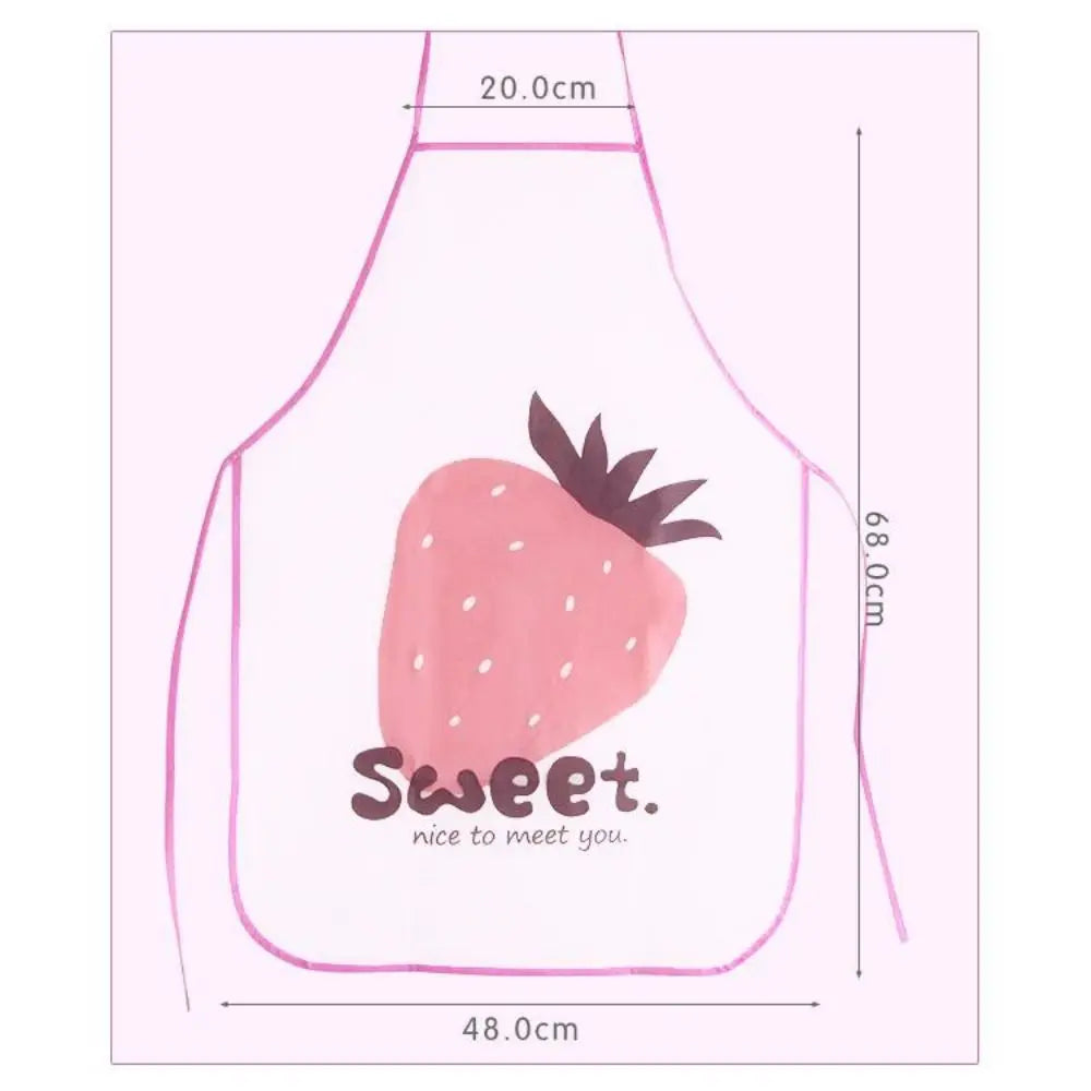 Cartoon Fruit Waterproof Sleeveless Apron – Men & Women