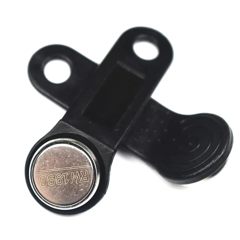 5pcs/lot rewritable RFID Touch Memory key RW1990 iButton copy card keyfor Cards Access System Oasis Select black 5pcs