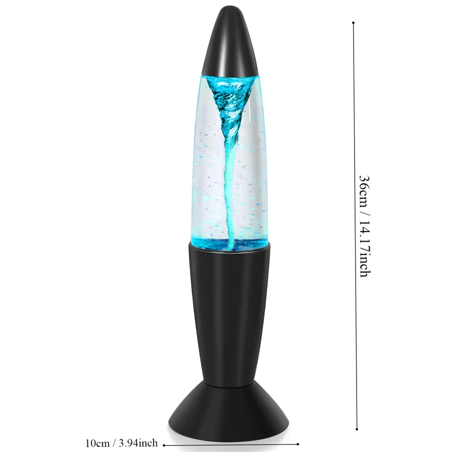 SHINEKNOT Tornado LED Lamp – RGB Color-Changing USB & Battery