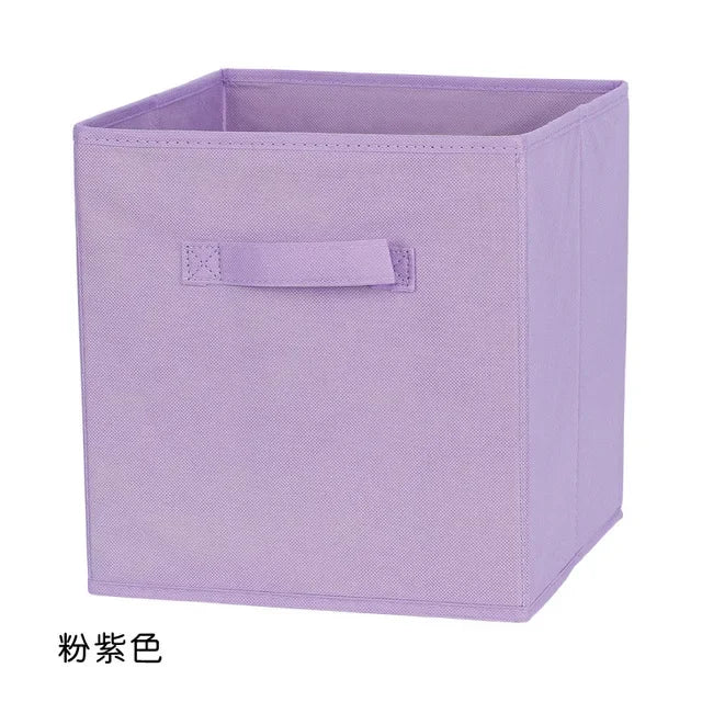 Non Woven Fabric Storage Box Home Supplies Clothing Underwear Storage Box,Kid Toy Storage Organizer Cabinet Drawer Organization Oasis Select purple