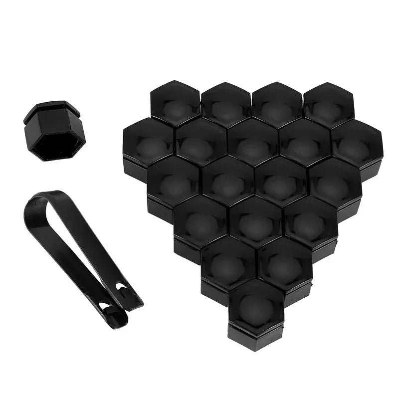20/40/60/80pcs Car Wheel Nut Cap 17/19/21mm Protective Cap Rust Proof Wheel Hub Screw Cover Tire Nut Bolt External Decoration Oasis Select