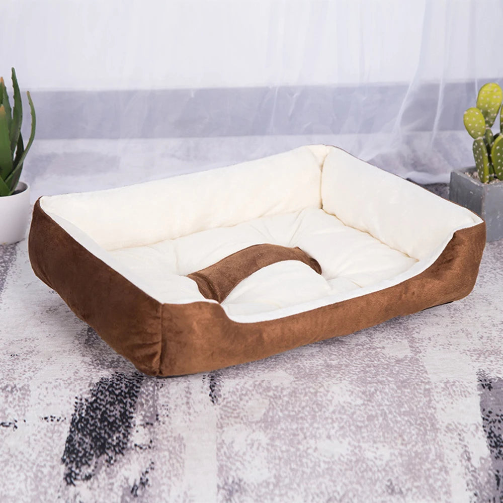 Household Convenient Mobile Pet Bed Pet Supplies Kennel for Small Medium and Large Dogs Warm Kennel Comfortable Pet Kennel Oasis Select Coffee-XS