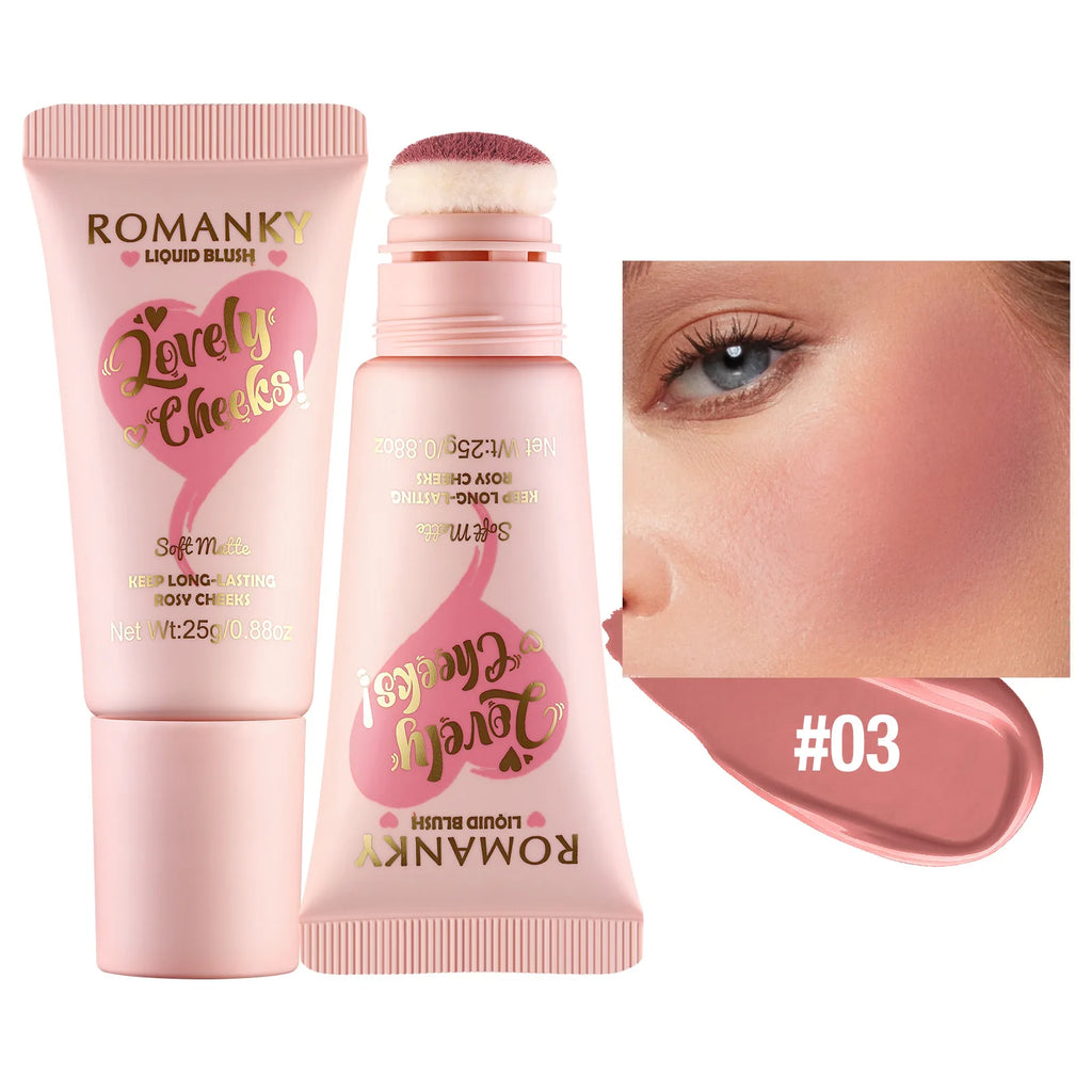 Velvet 6-Color Blush Stick | Pearl Shimmer Lips & Cheeks Blush Stick Oasis Select 03