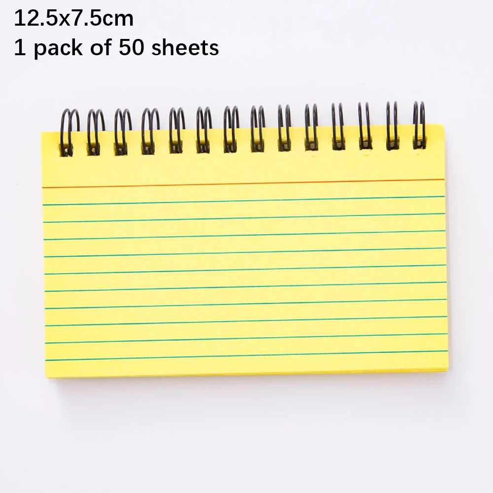 Index Cards with Ring 3x5 Inches 50-250 Sheets Notecards Spiral Flash Cards for Studying Nursing School Office Taking to Do List Oasis Select YELLOW