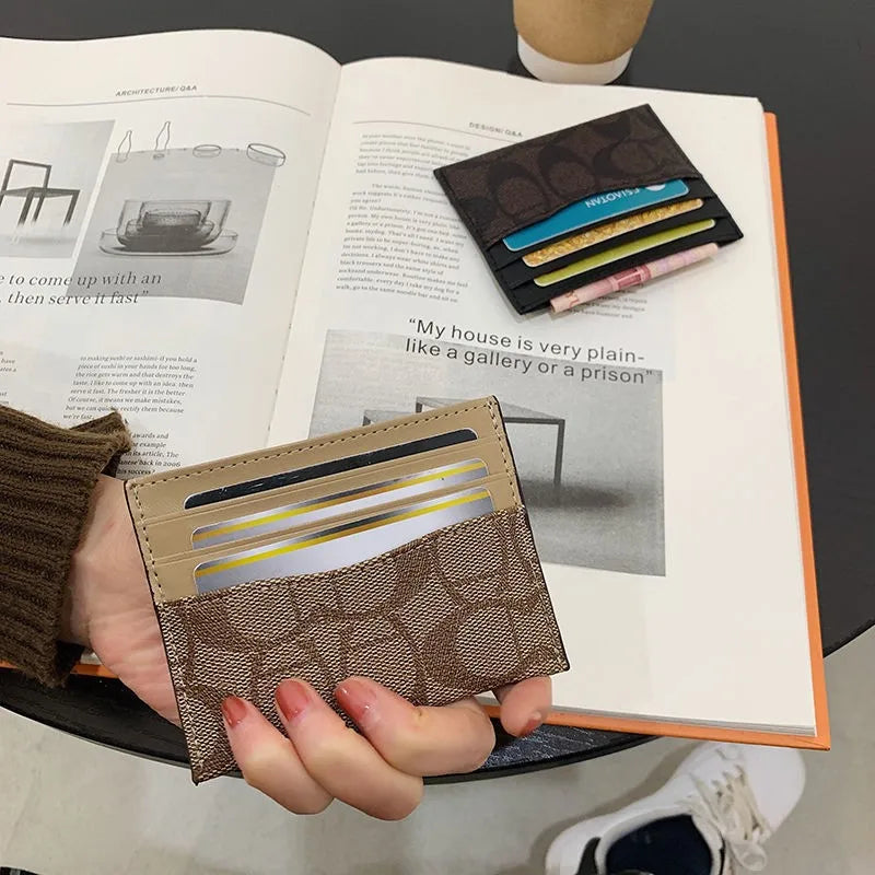 Women's PU Leather Multi-Card Holder Wallet | Small Purse