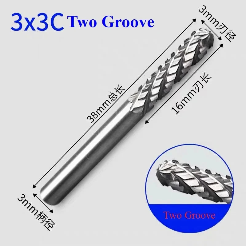 10/1pcs Tungsten Carbide Rotary File hard alloy rotary bur Drill Bit engraving cutter 3mm shank Grinding Head Oasis Select 3X3C Other