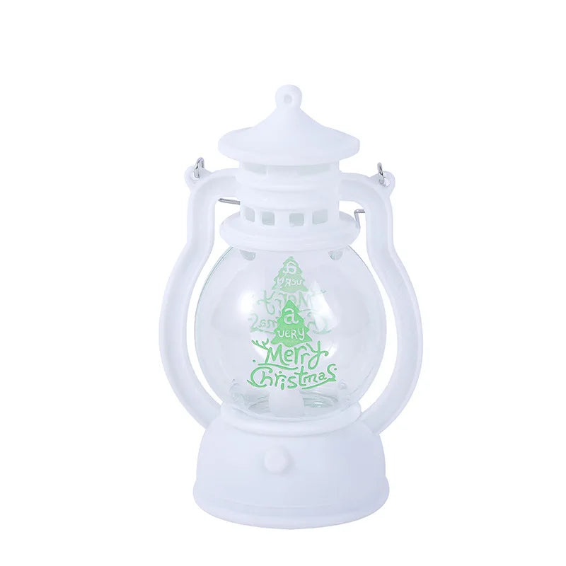 Christmas Decoration Led Light Small Oil Lamp Desktop Decoration Hand Lamp Window Shopping Mall Elderly Dress Up Lamp Oasis Select