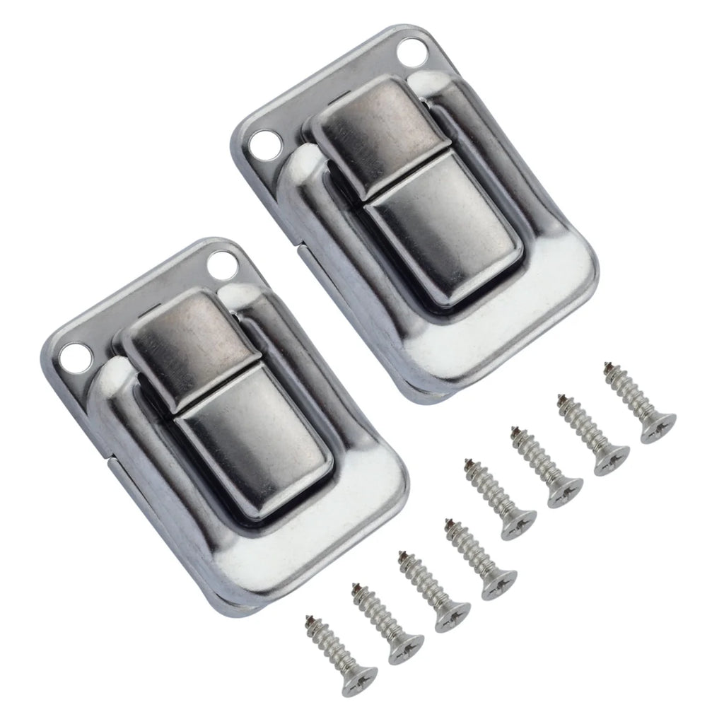2-Pack Zinc Alloy Box Latch Clasps – Vintage Hasp Buckle 27×40mm