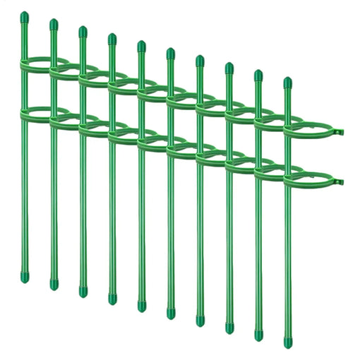 10Pcs Plant Supports Stakes Adjustable Flower Stand Sticks Reusable Plant Clips Bonsai Fixing Tool Flower Grow Holder Stakes Oasis Select