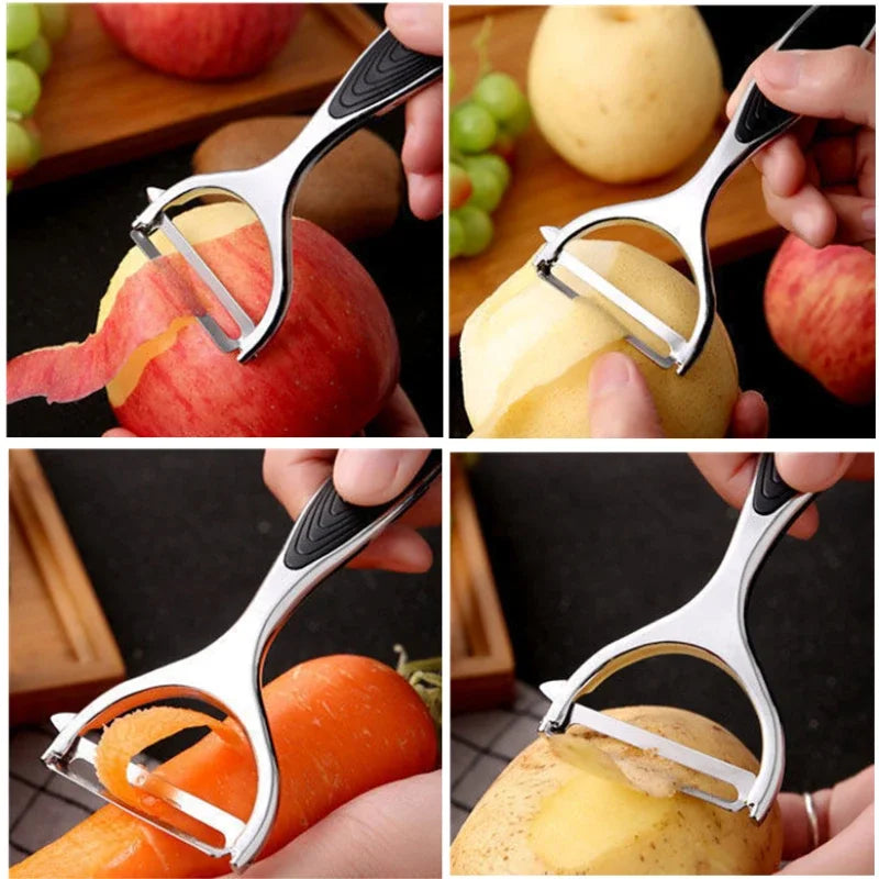 Stainless Steel Multi-Function Vegetable & Fruit Peeler Vegetable Peeler Oasis Select