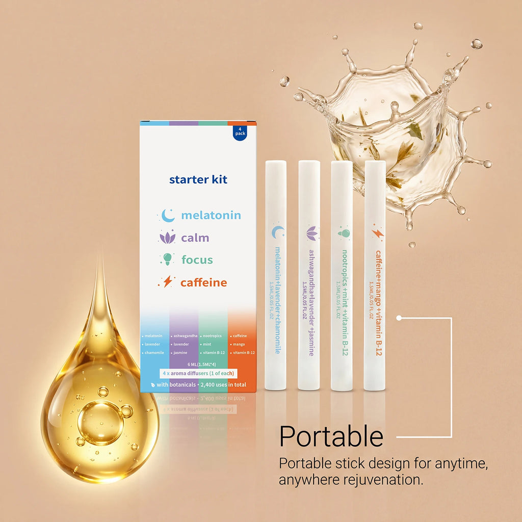 Herbal Nasal Care Stick Set Natural Essential Oil Formula Portable Daily Refreshing Moisturizing Soothing Comfort Travel Oasis Select