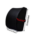 Office Seat Lumbar Support Memory Sponge Lumbar Cushion Slow Rebound Car Cushion Relieves Low Back Pain Breathable Lumbar Pillow Oasis Select mesh black